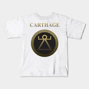 Ancient Carthage Symbol of Tanit Kids T-Shirt